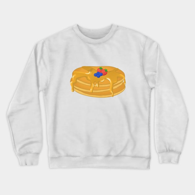 Pile of Pancakes Crewneck Sweatshirt by Purrfect